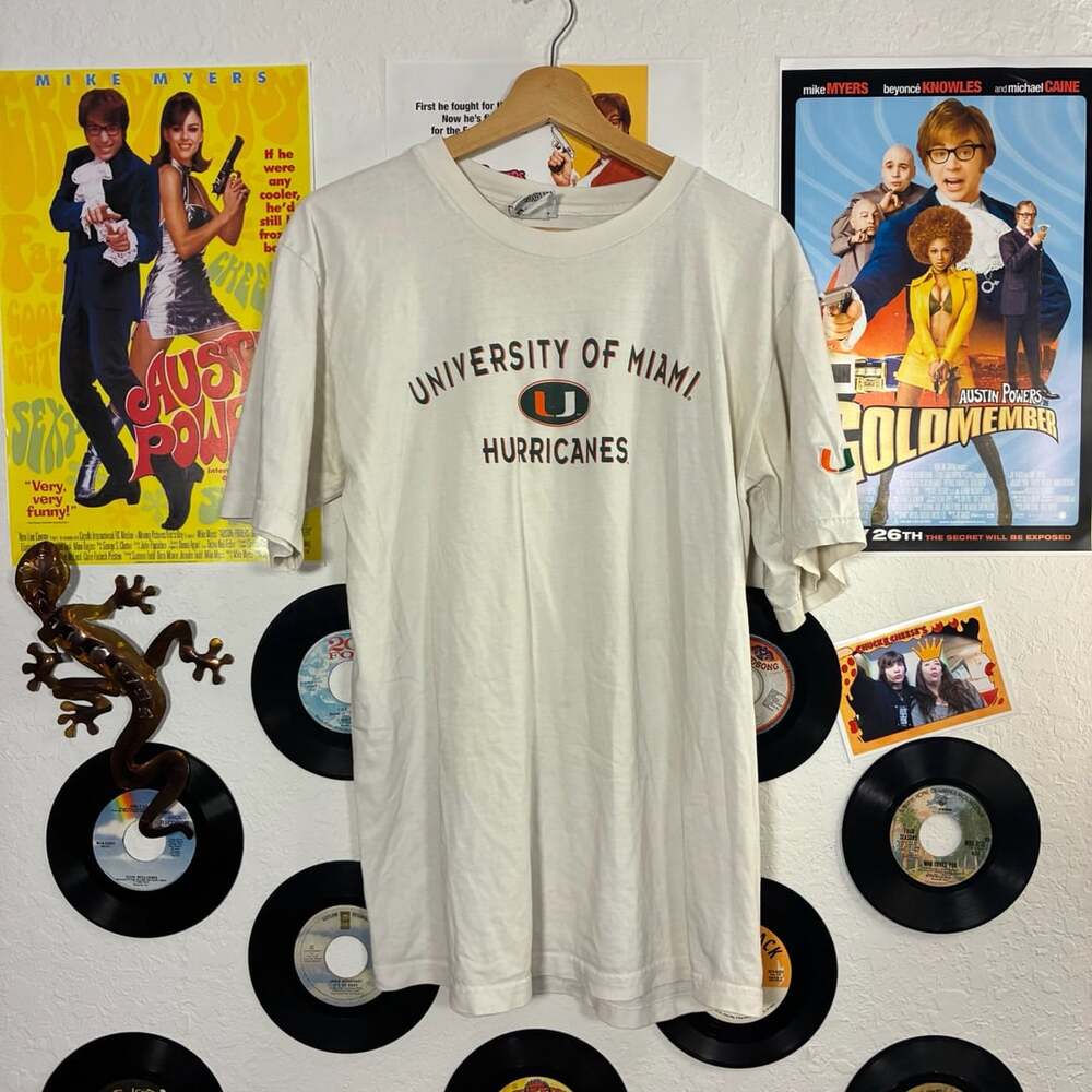 NCAA University of Miami Hurricanes T-Shirt White
